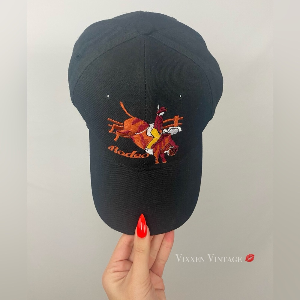 EMBROIDERED WESTERN 'RODEO' BASEBALL CAP